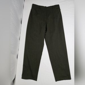 Talbots 98% Wool Dark Green Trousers Ladies Size 10 Petite